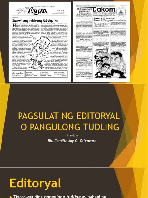 editorial writing filipino|Pagsulat ng Editoryal o Pangulong.